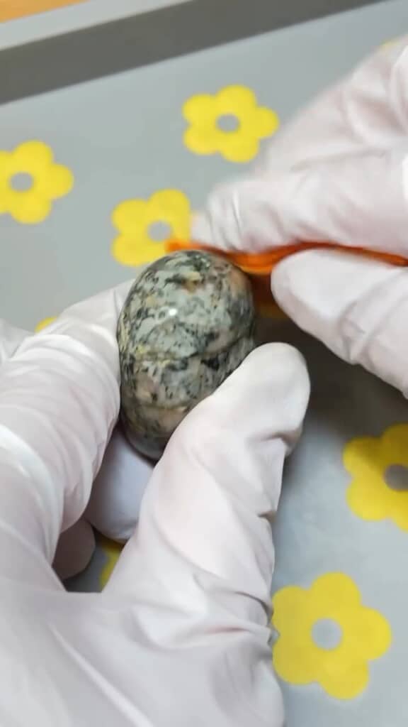 最後の仕上げ中