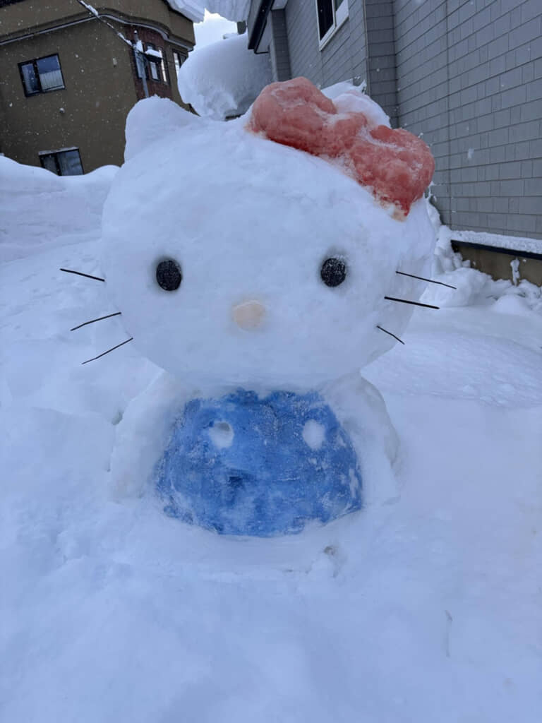 着色のおかげでとても華やかに仕上がったキティさん