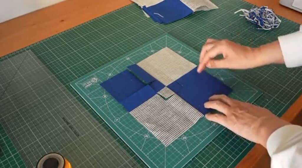 4カ所カットします