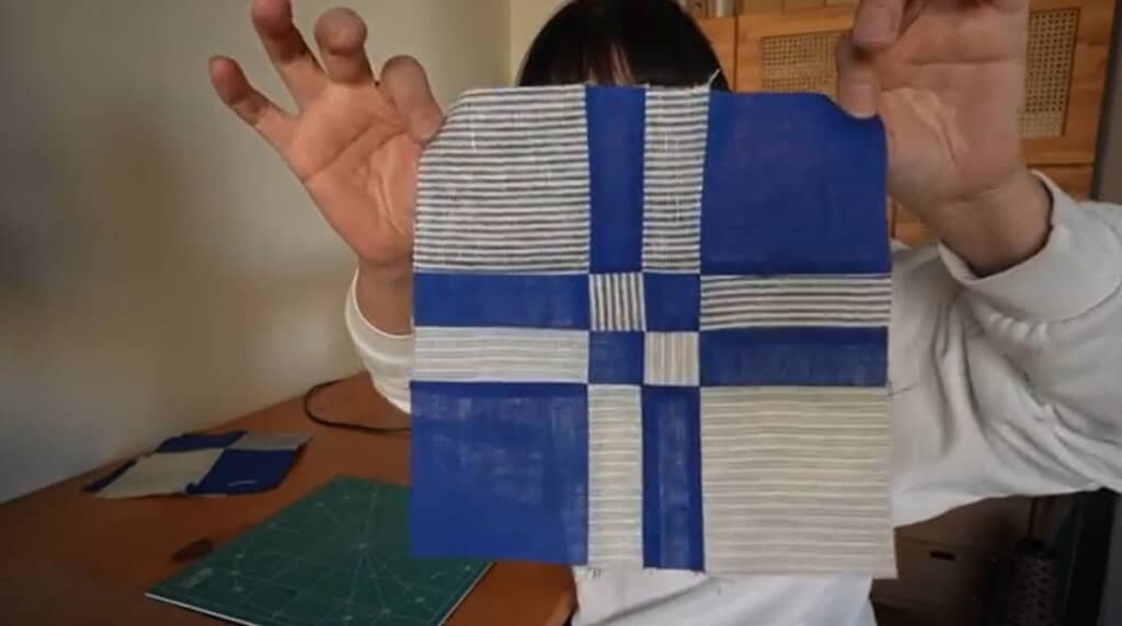 再び縫い合わせました