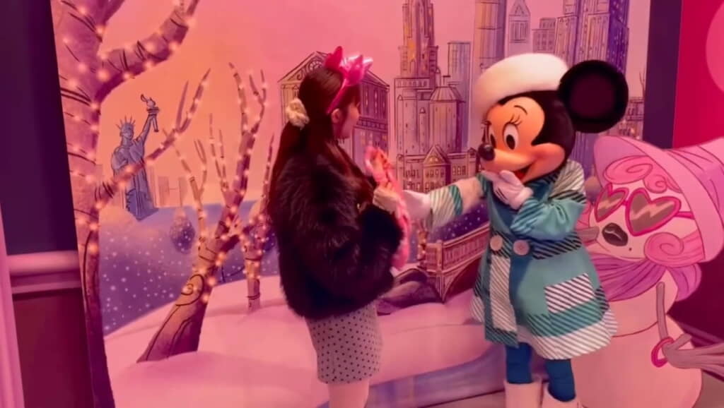 ミニーちゃんもびっくり！