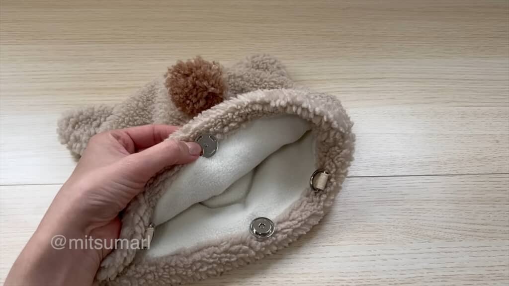 ダイソーのキッズ猫耳ハットを使ったショルダーバッグの作り方