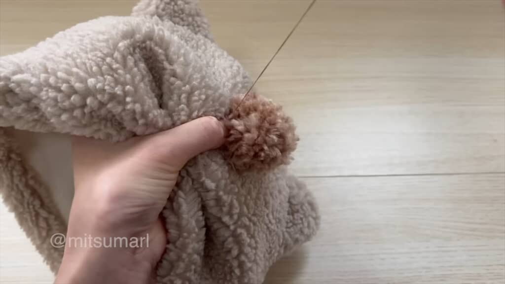 ダイソーのキッズ猫耳ハットを使ったショルダーバッグの作り方