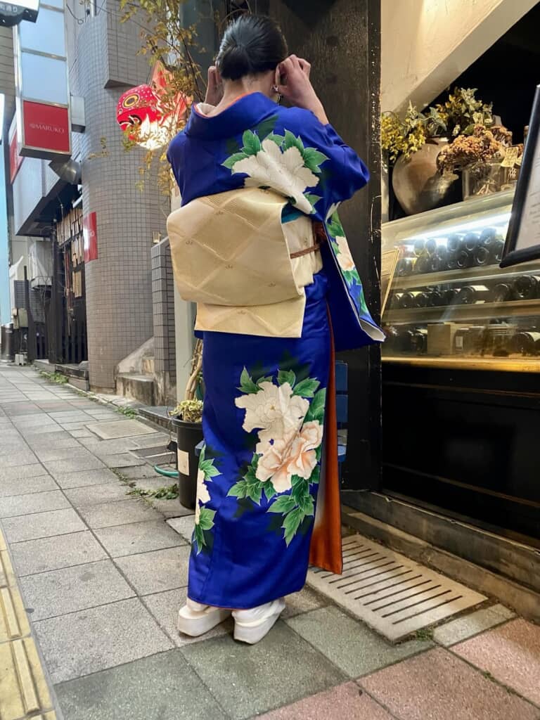 数年前に譲ってもらった着物