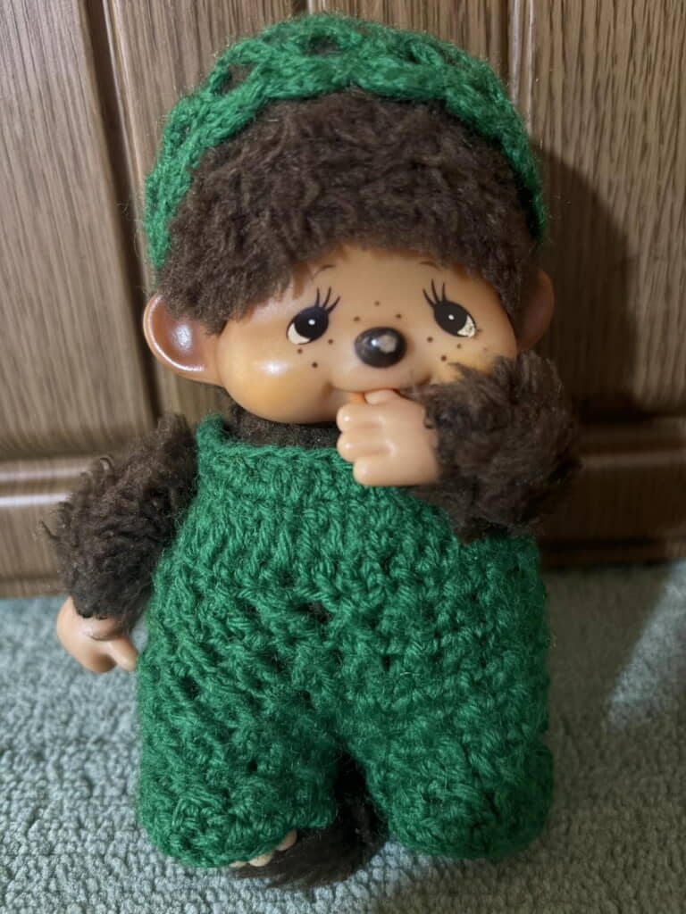 50年前にもらった母の編んだ服を身にまとうマイチッチ