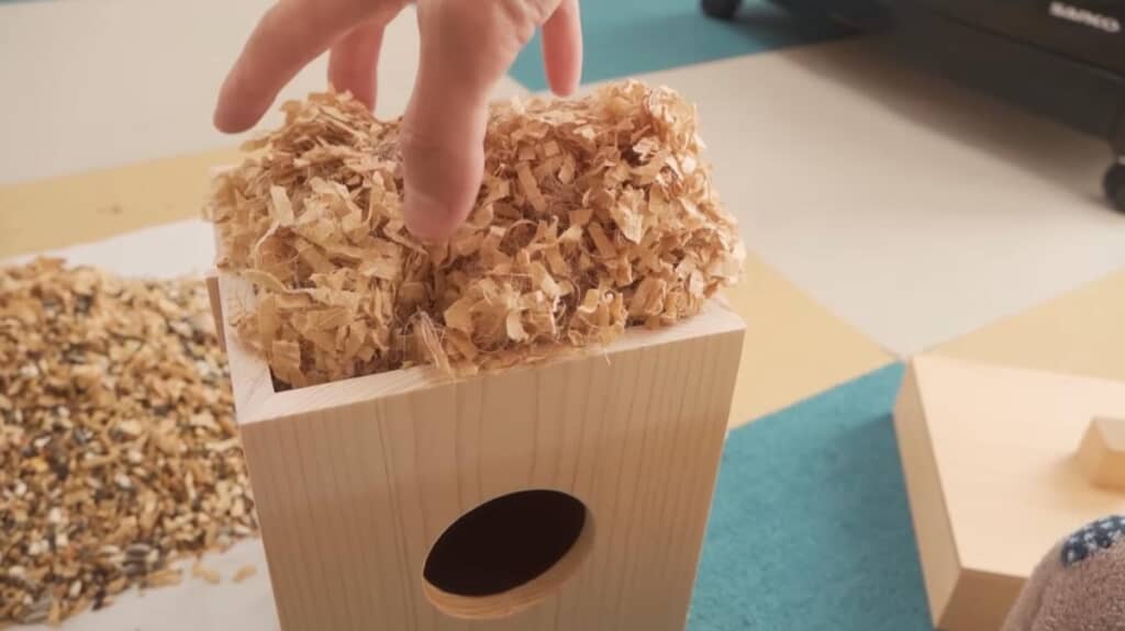 新しい巣箱へ交換