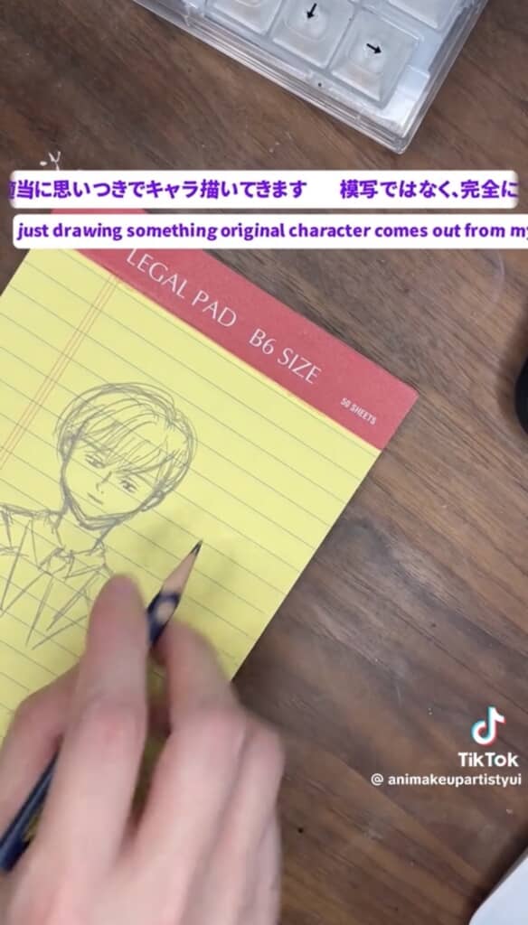 2次元メイクで大変身