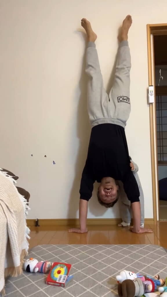 後ろも確認……