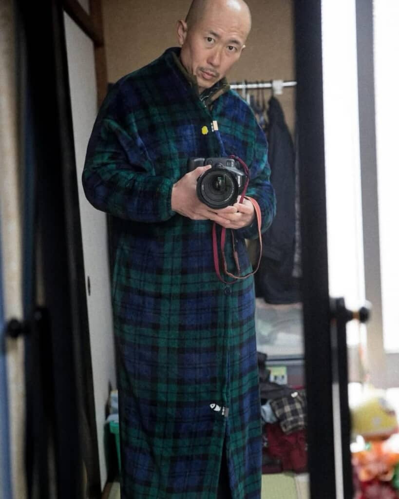 ニトリの着る毛布を着たところ