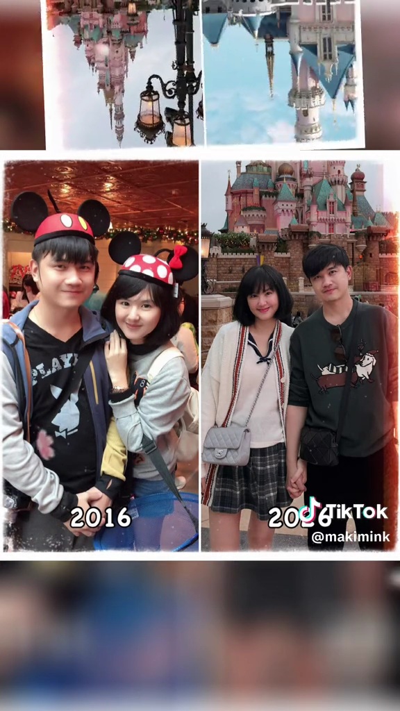 仲良しなカップルの10年後／画像はMaki Mink（@makimink）から引用