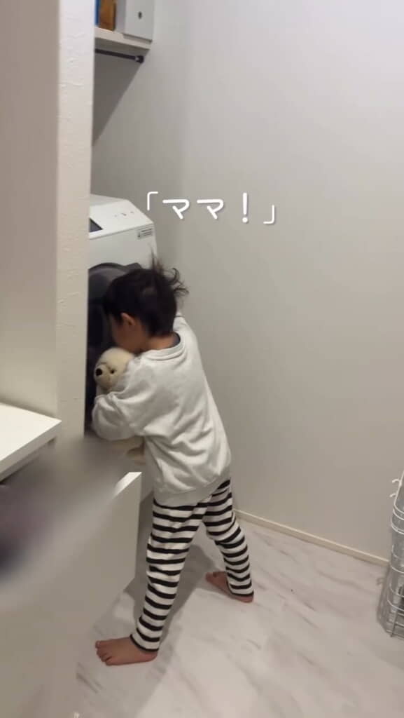 次男くん「ママ！」