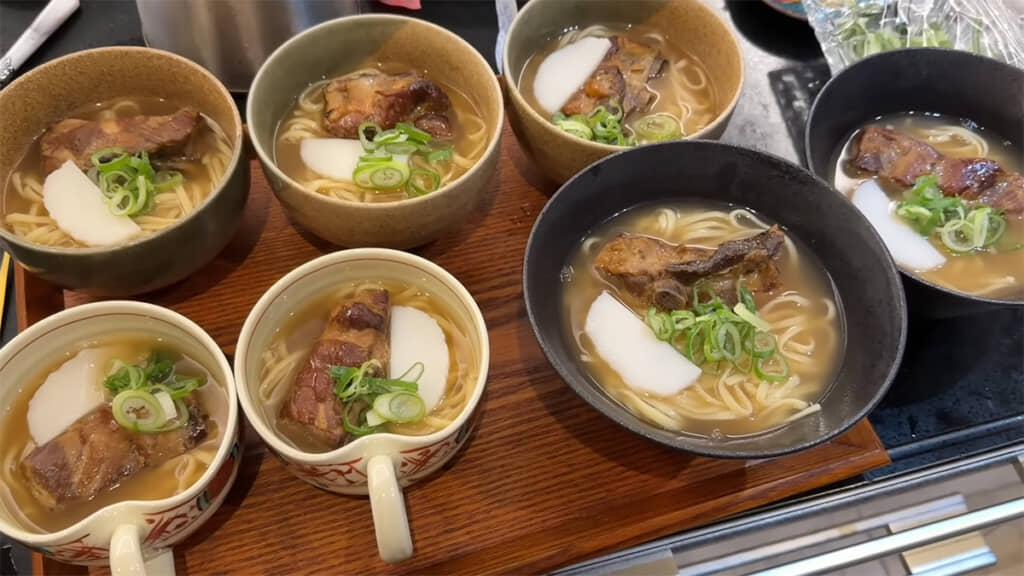 豪華な年越しそばが完成しました！