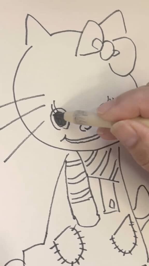 この目はちょっと怖い……!