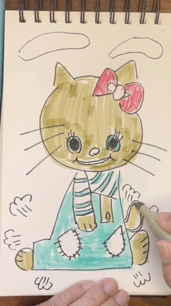 周囲に謎のマークが