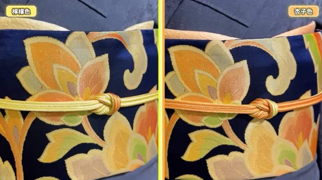 華やかな柄の帯