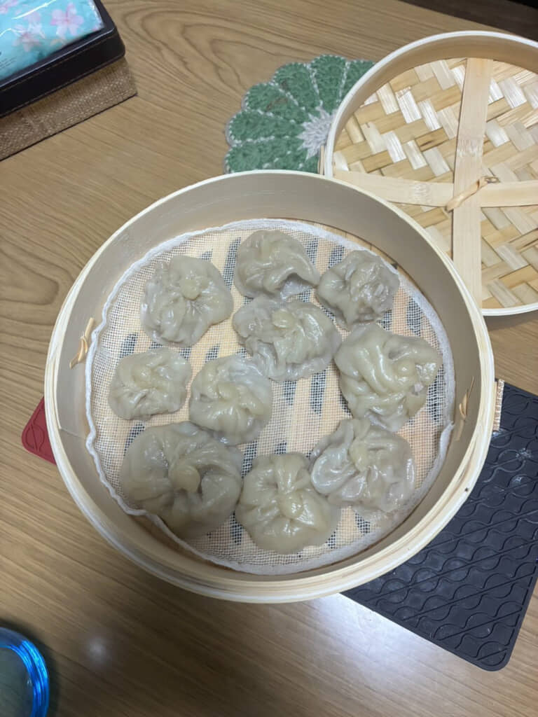 せいろで小籠包も