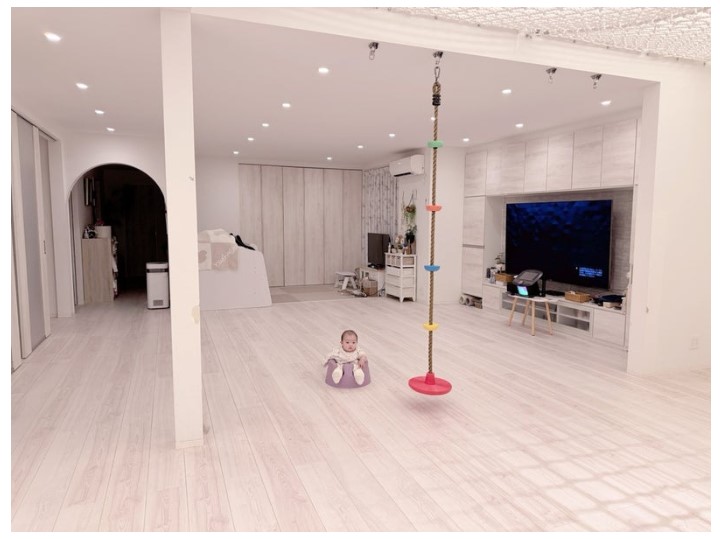 大規模リフォームを行う辻希美の自宅リビング