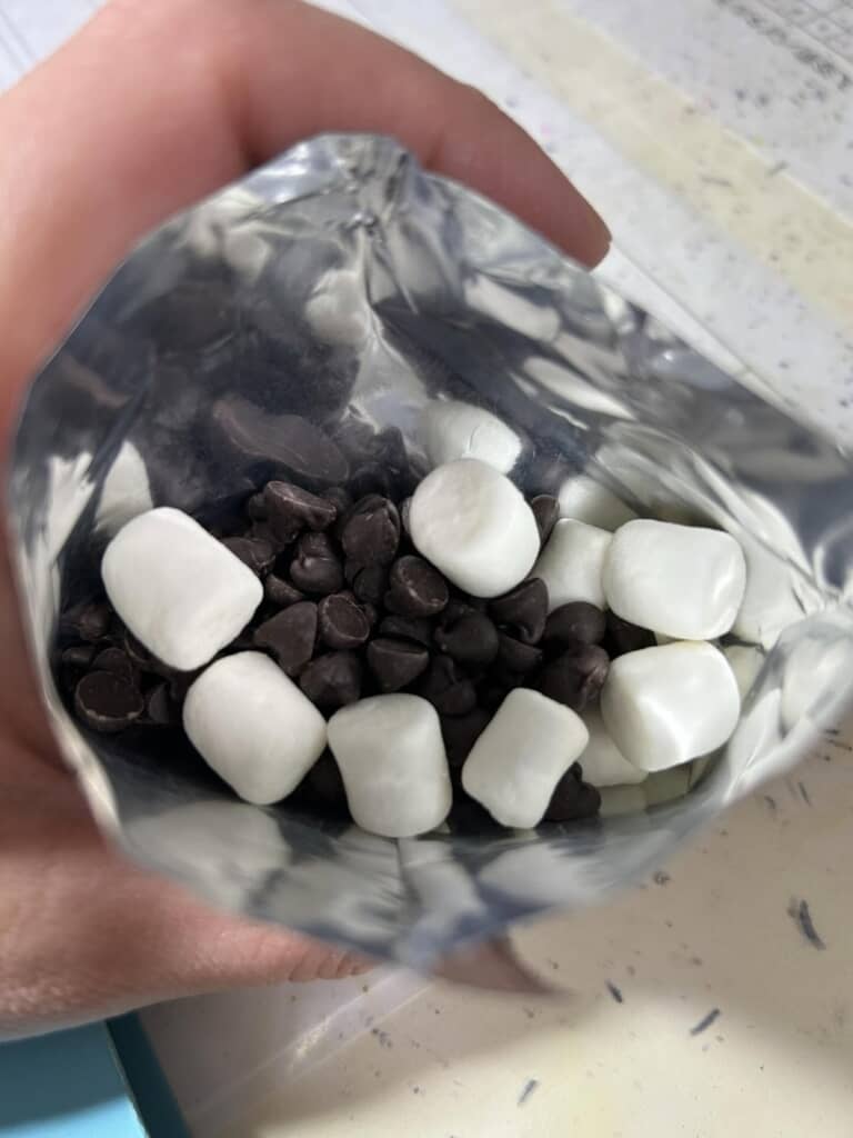 チョコチップとマシュマロがそのまま入ってた！