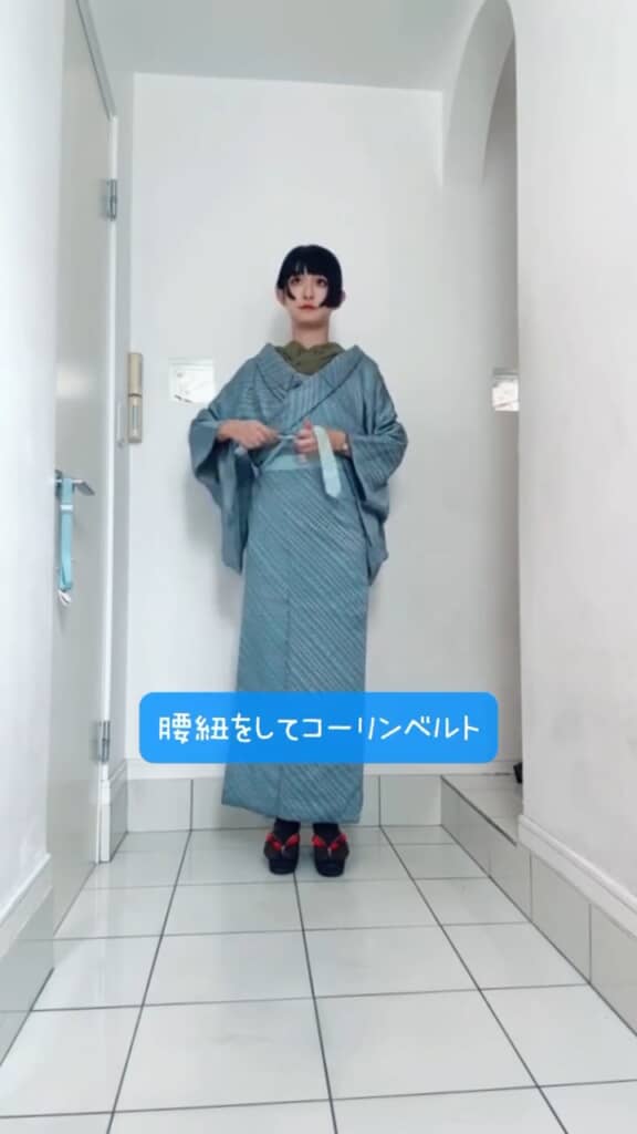 選んだのは総絞りの着物