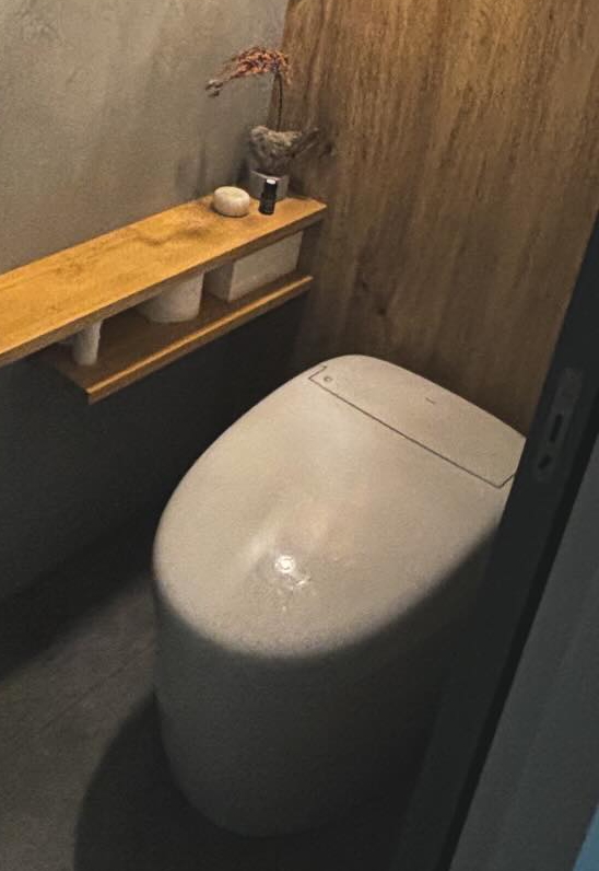 トイレの写真を公開
