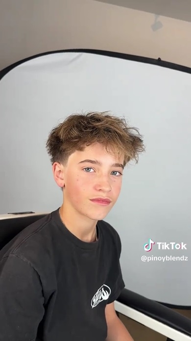 かっこよく変身（※画像はTikTokアカウント／@pinoyblendzから）