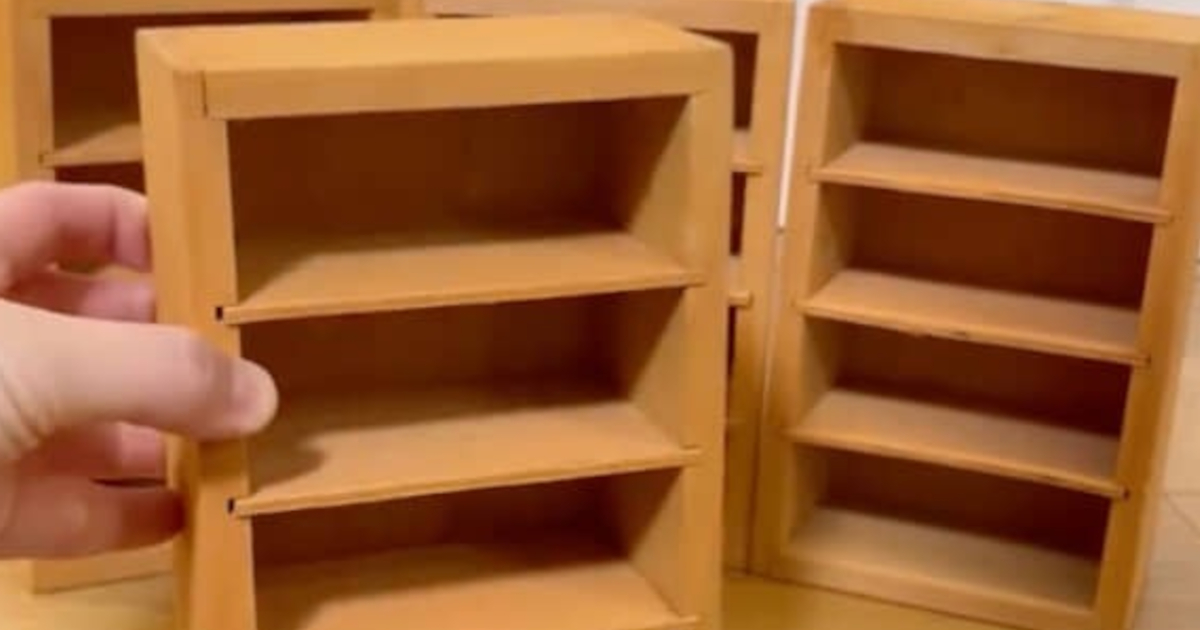 セリアの木製ボックスを4つ組み合わせると…… 子ども大喜びの完成品に「これはステキ」「孫のために作りました」(1/3) | ハンドメイド ねとらぼ