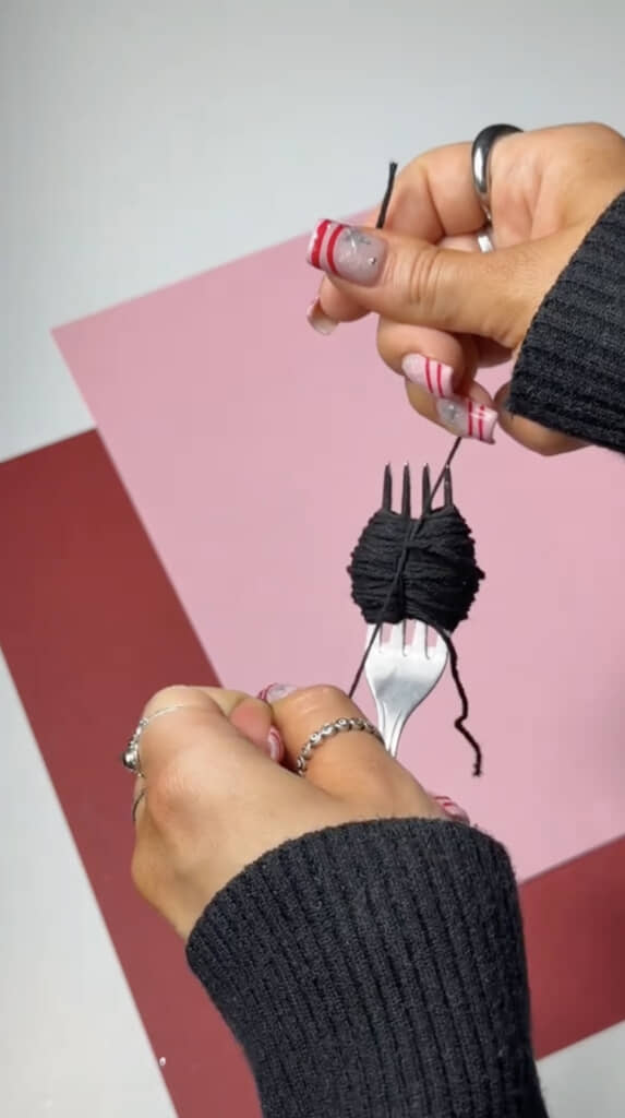 ぎゅっと結んで束にして……