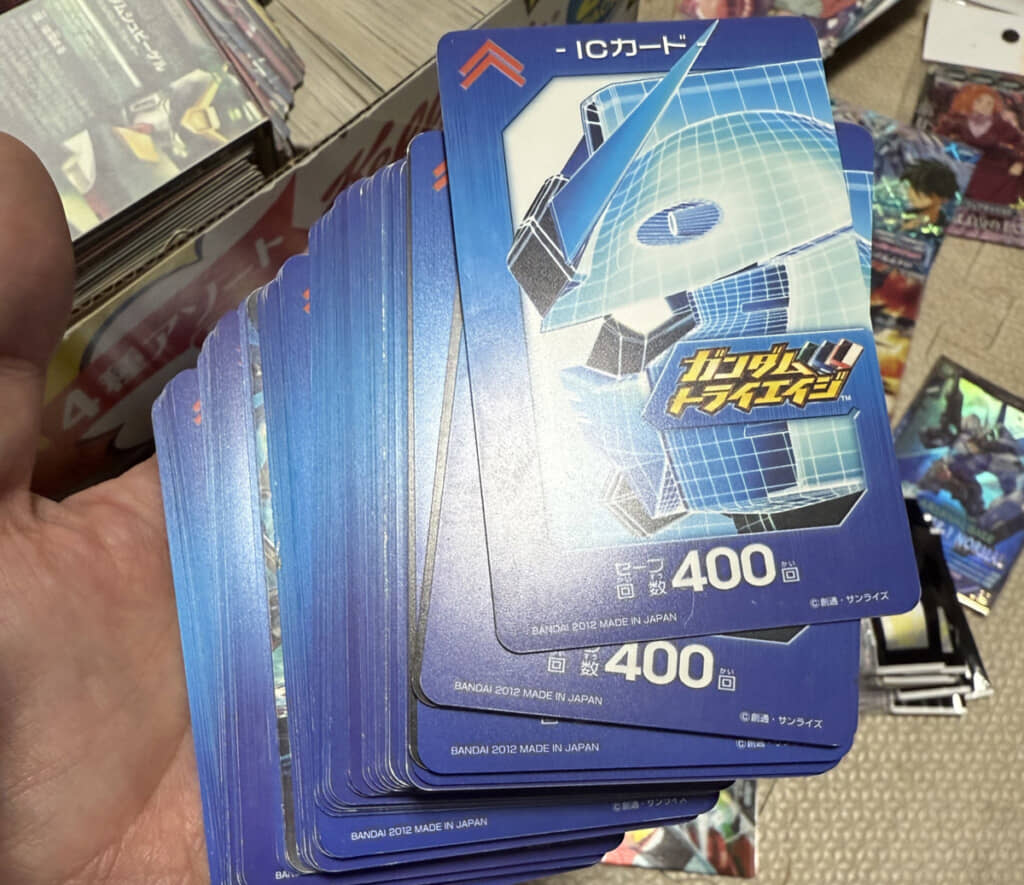 カード自体は500円ですが、使い切ると4万円分遊んだ重みが加算