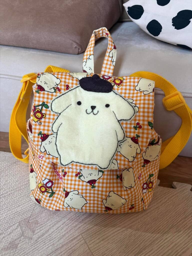 義母が孫のために作った売り物みたいなリュック