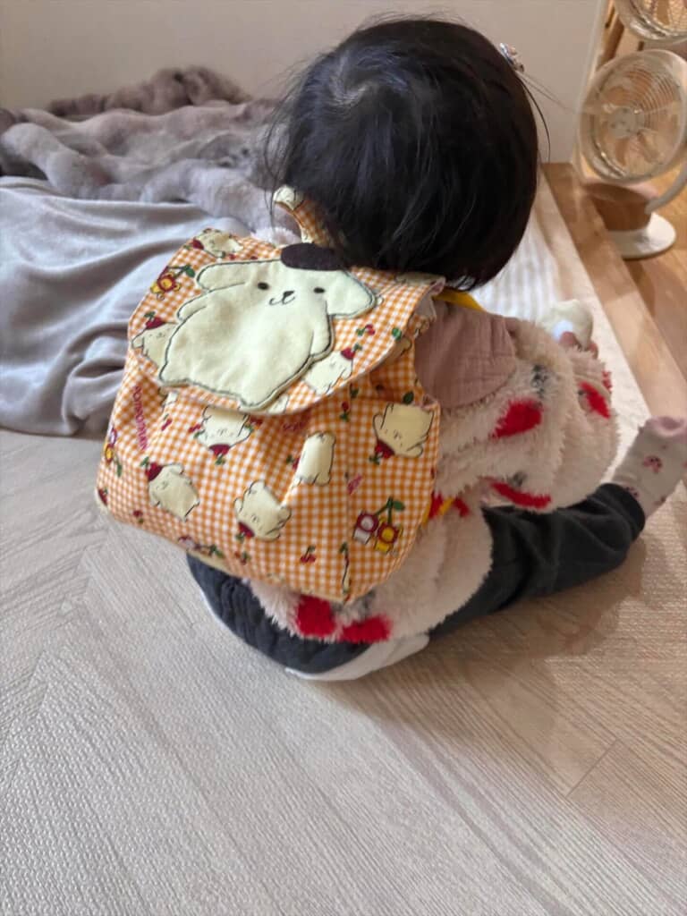 義母が孫のために作った売り物みたいなリュック