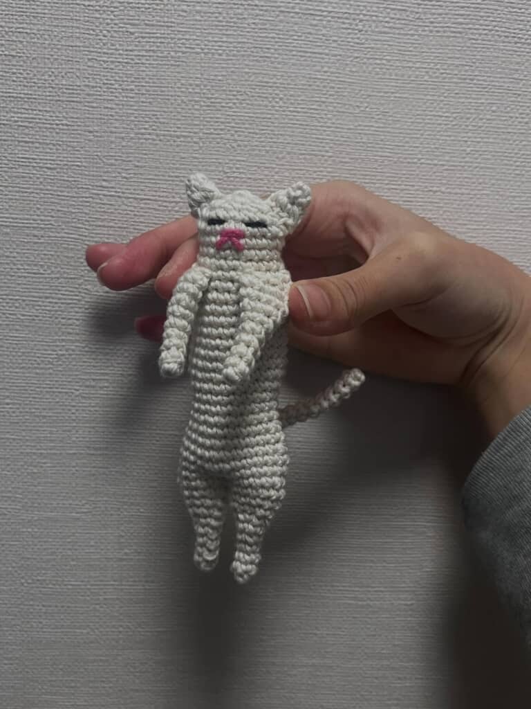 制作したネコのリップケース