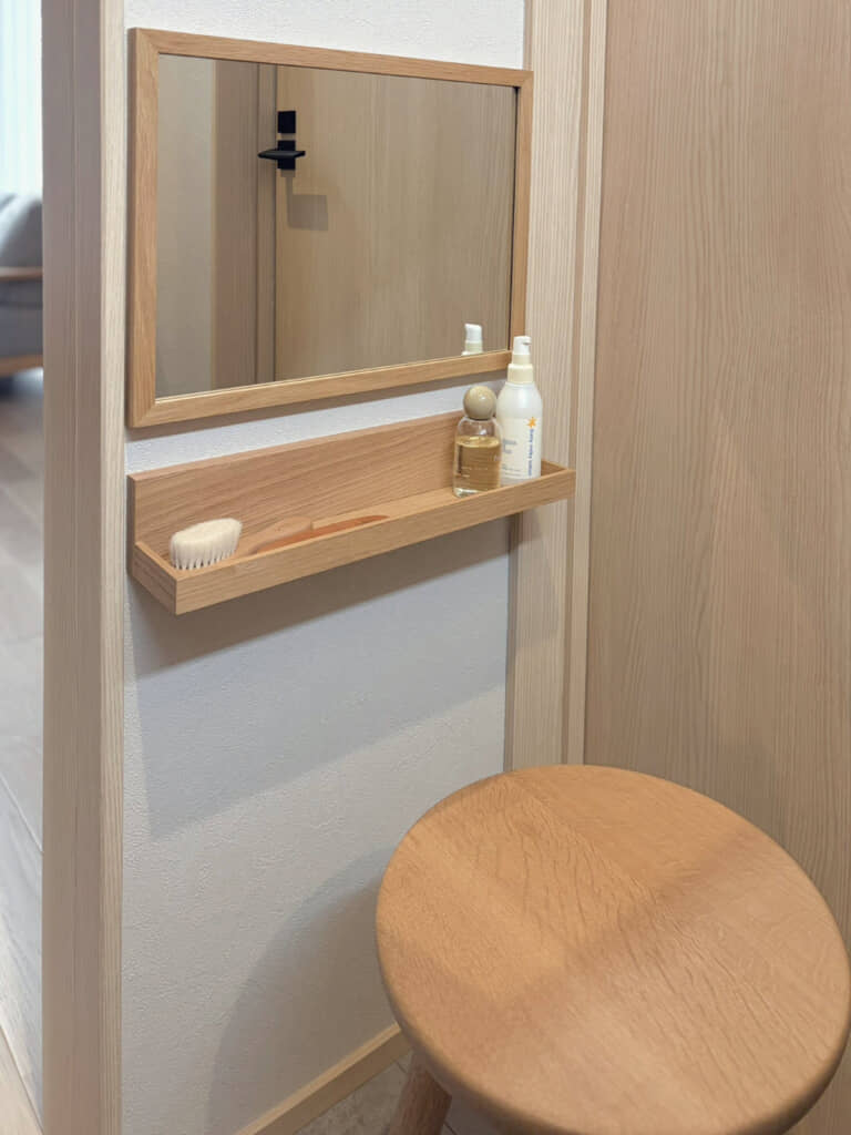 2つのアイテムの幅がピッタリ