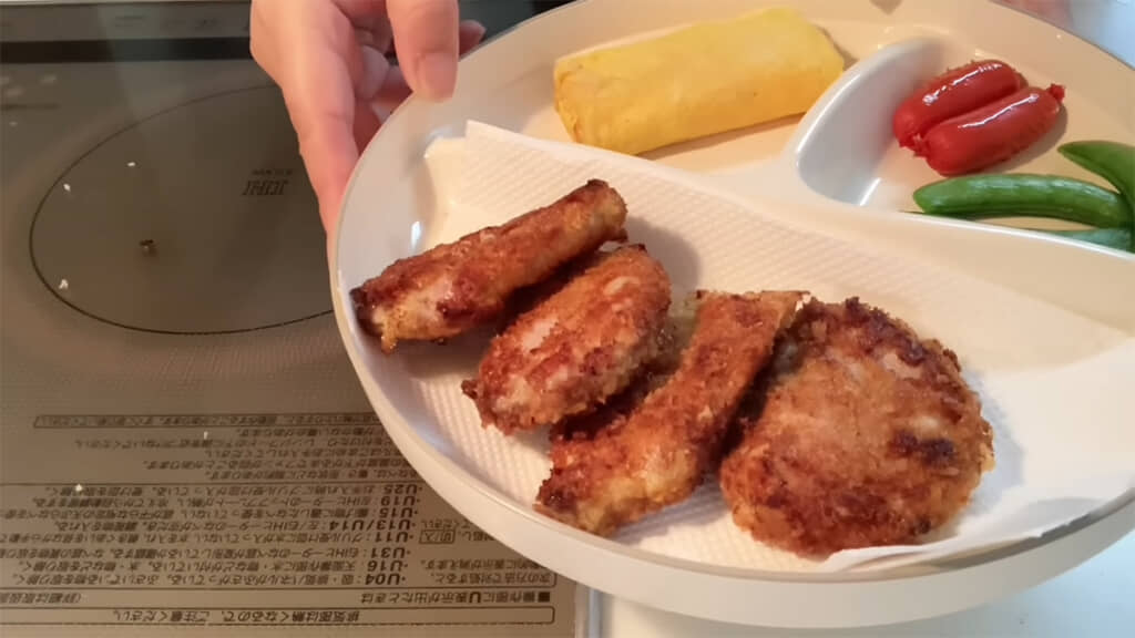 おかずが完成しました