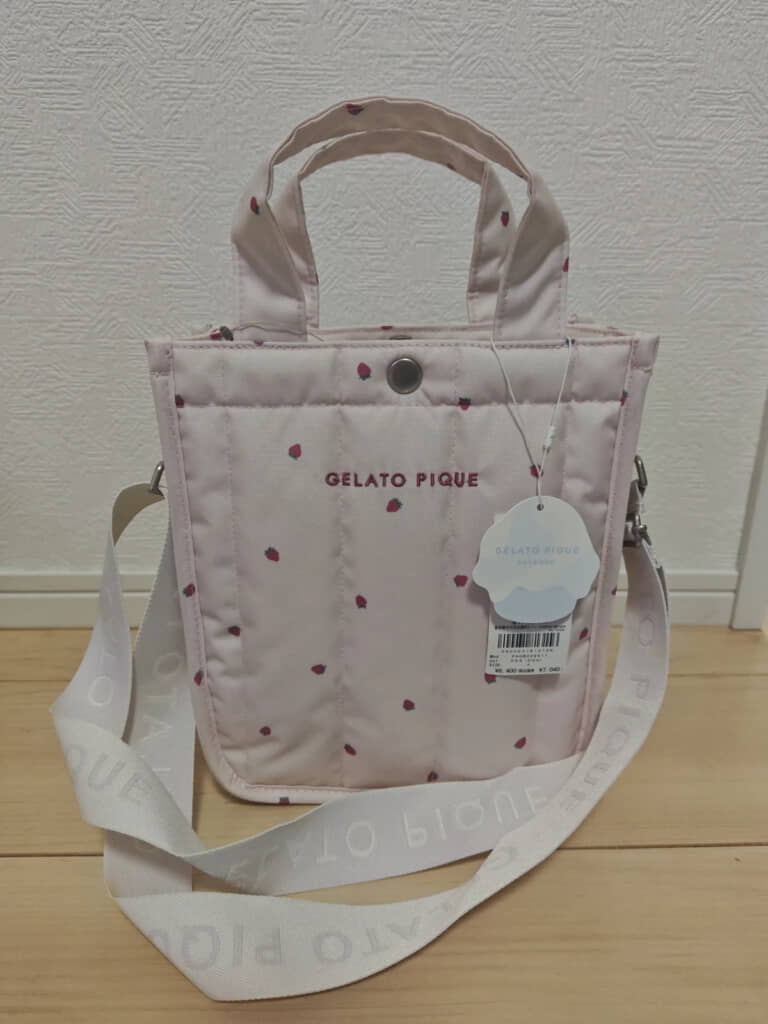 未使用のジェラートピケのミニバッグを発見！