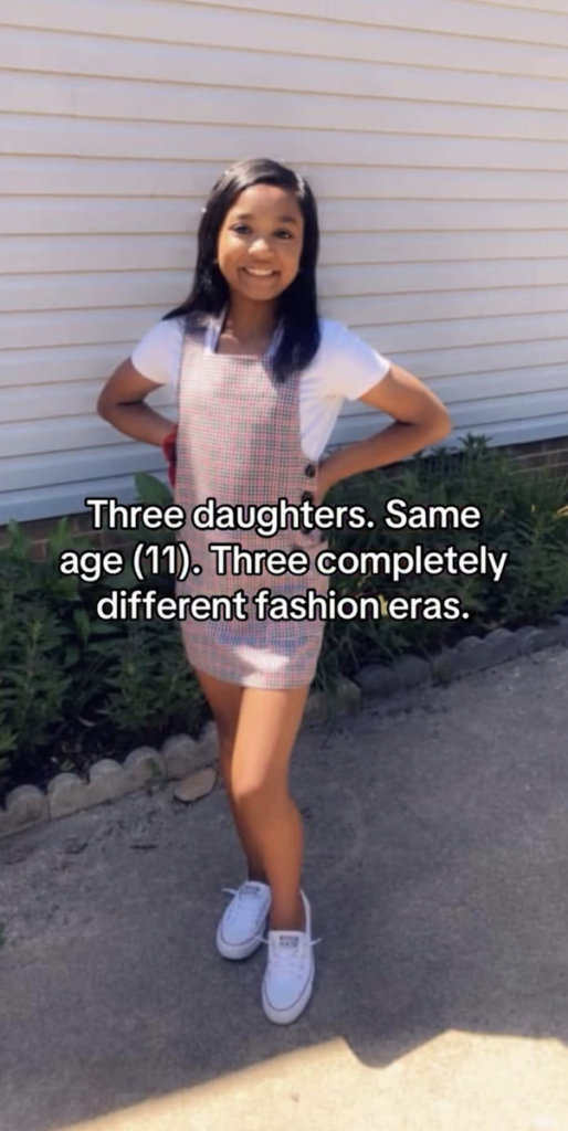 11歳のころのファッションを比較