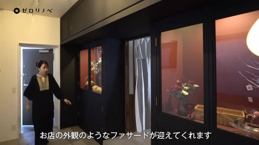 ディスプレイを楽めるファサードが印象的