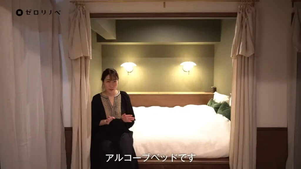 アルコーブベッドも実現したかったスペースの1つ