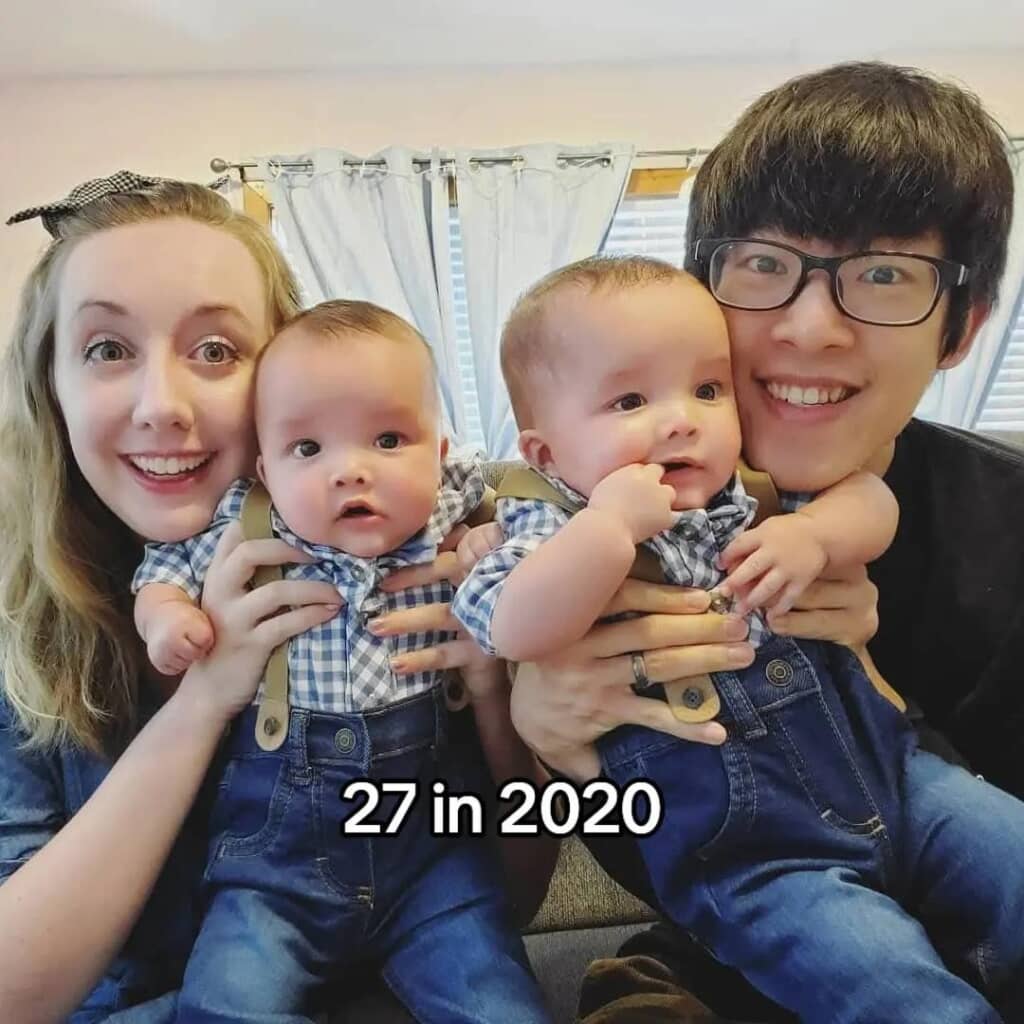 27歳で双子の男の子誕生
