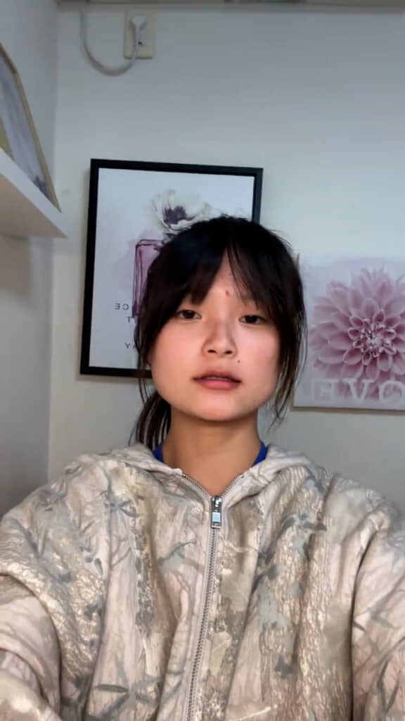 メイク前は等身大のあどけなさがかわいい