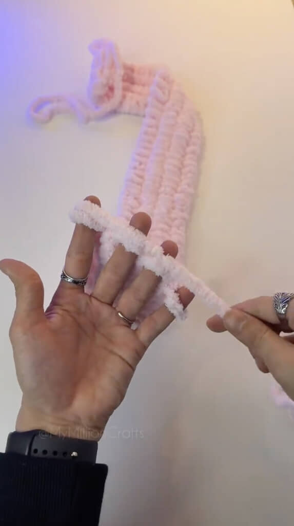 簡単にストールが編めました！