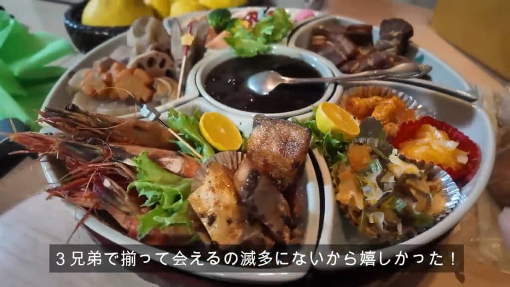 YOUさんのお母さんが作るおせち