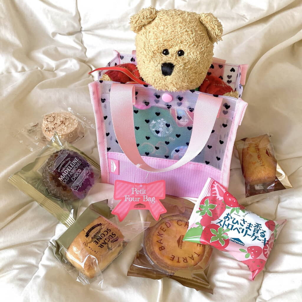 シャトレーゼのバレンタインプティフルールバッグ!