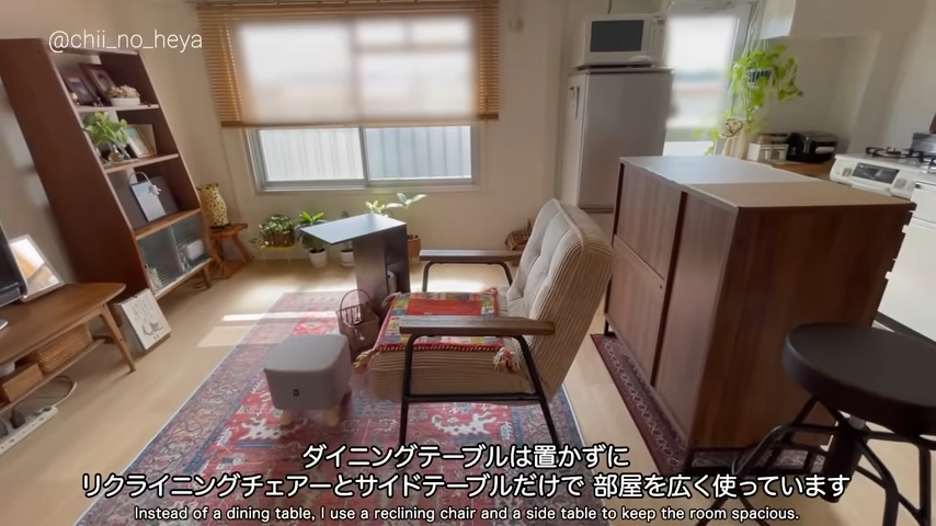 リビングの中央