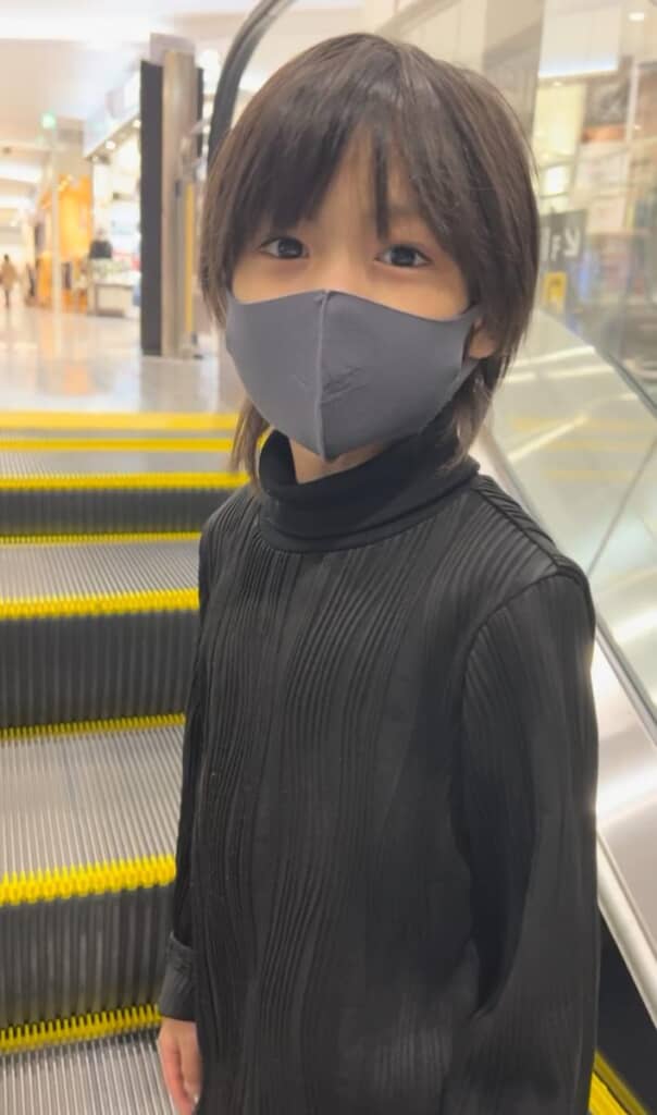 小学校1年生のゆうりくん