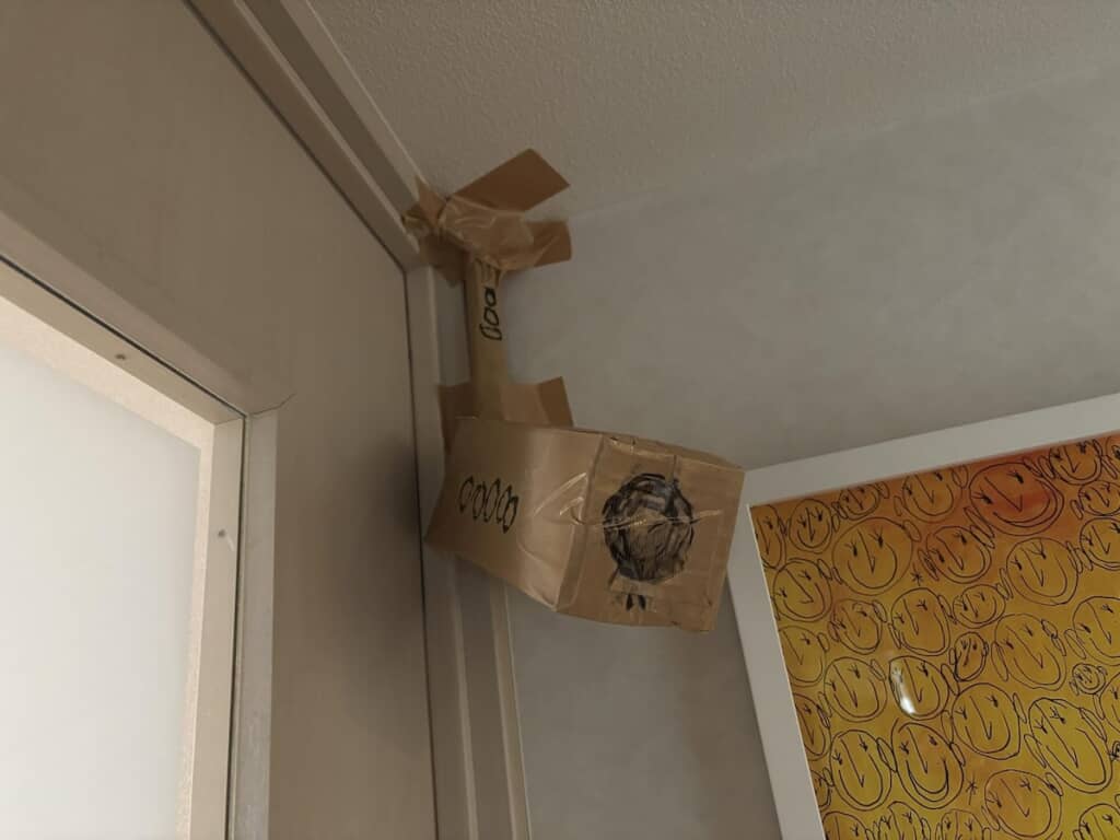 手作り防犯カメラ