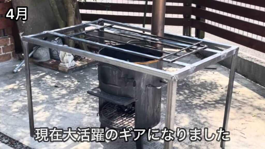 バーベキューや溶接作業で活躍するアイアンギア