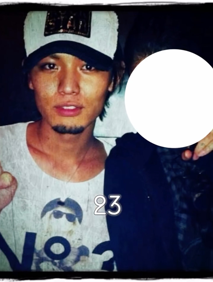 23歳のころに雰囲気が一転した姿