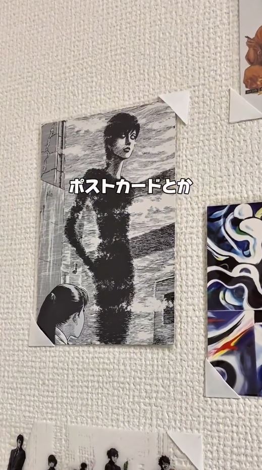 賃貸の壁にポストカードなどを飾れる