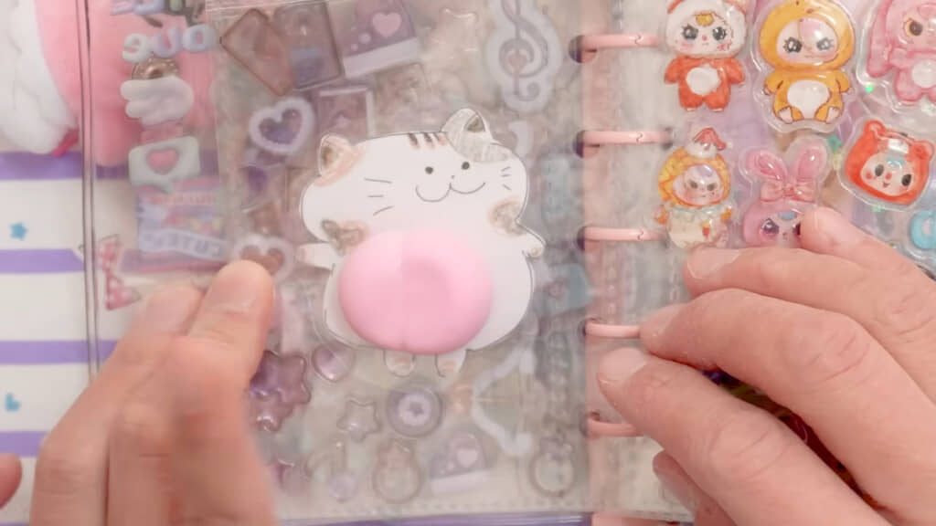 かわいいシールが完成