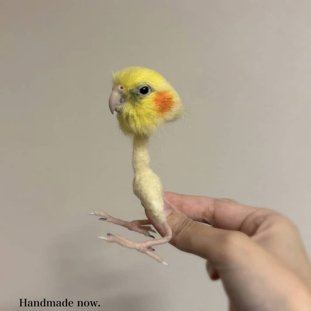 実は羊毛フェルト作品！